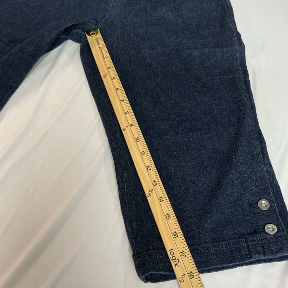 Karen Scott Navy Button-Accent Capris - Picture 8 of 8